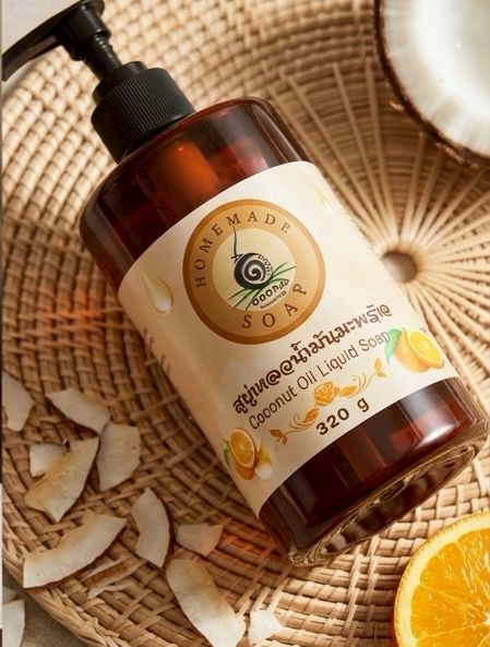 สบู่เหลวน้ำมันมะพร้าว (Coconut Oil Liquid Soap) - Image 4
