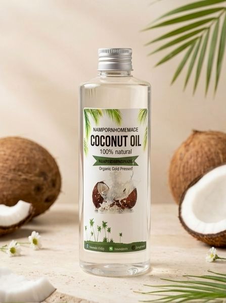 น้ำมันมะพร้าวสกัดเย็น coconut oil น้ำมันมะพร้าวสกัดเย็น coconut oil