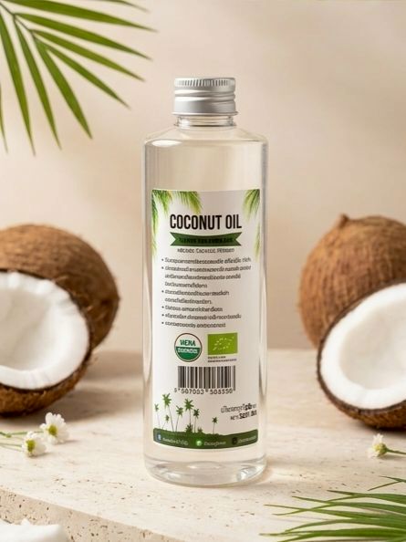 น้ำมันมะพร้าวสกัดเย็น coconut oil น้ำมันมะพร้าวสกัดเย็น coconut oil